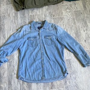 Jean button down shirt